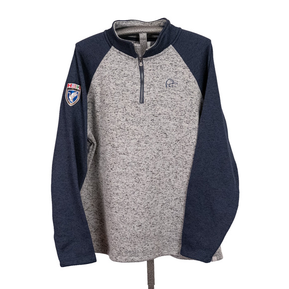 Ducks Unlimited Men's 1/4 Zip Fleece Pullover XXL Athletic Outdoor Cabin Hunting - Picture 1 of 7